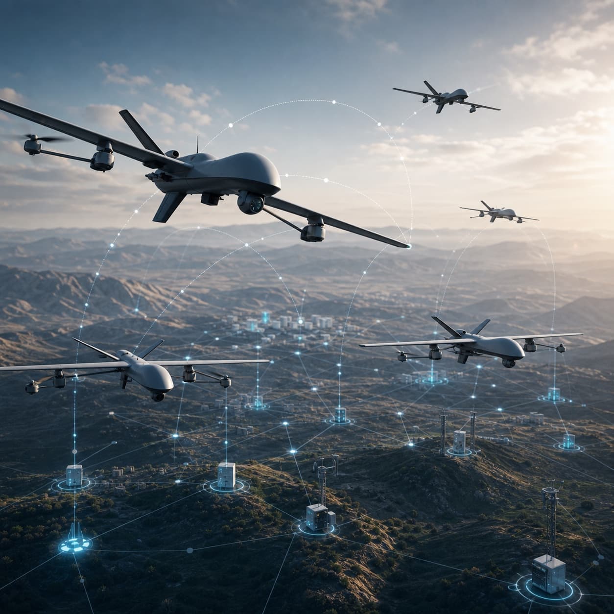 Drones, Edge Intelligence and DFL for Cyberdefense Operations